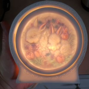 Vintage Bunny rabbit nightstand nightlight